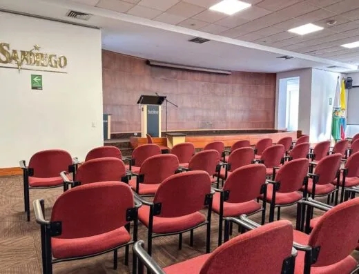 Auditorio San Diego en Medellín: vista 2 de los espacios para eventos