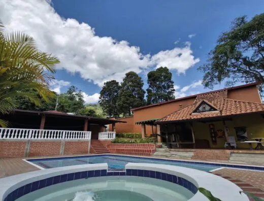 Finca Ávila en Girardota: vista 2 de los espacios para eventos