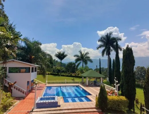 Finca La 57 en Girardota: vista 2 de los espacios para eventos