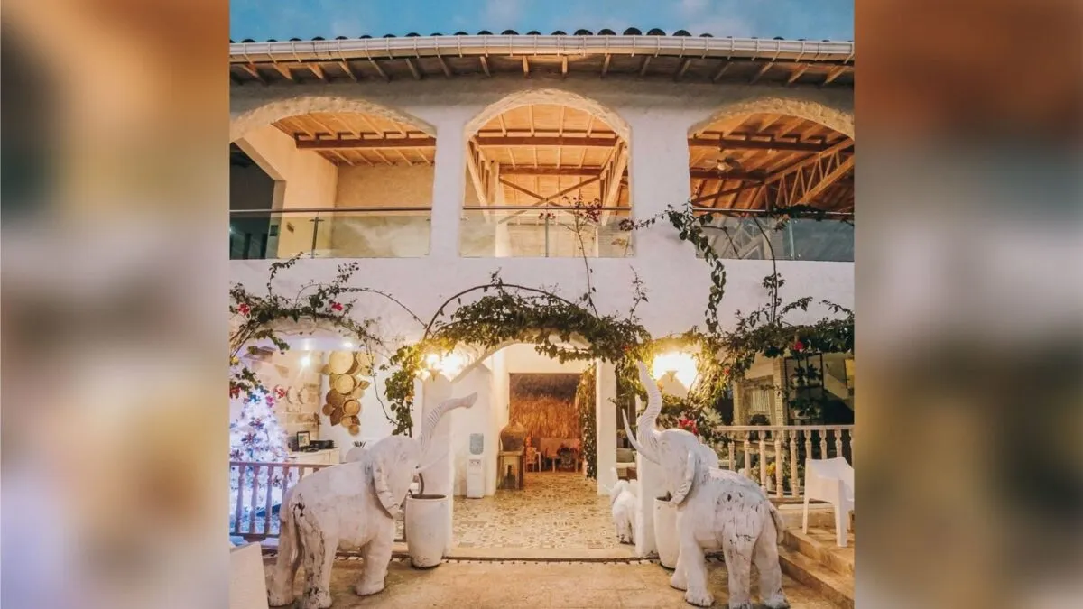 Hotel San Ángel Santa Fé en Santa Fé de Antioquia: vista 2 de los espacios para eventos