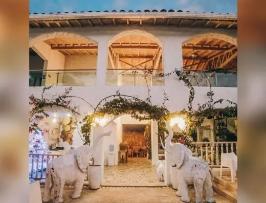 Hotel San Ángel Santa Fé en Santa Fé de Antioquia: vista 2 de los espacios para eventos
