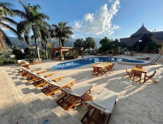 Villa Santillana en Copacabana: vista 2 de los espacios para eventos