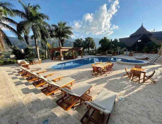 Villa Santillana en Copacabana: vista 2 de los espacios para eventos