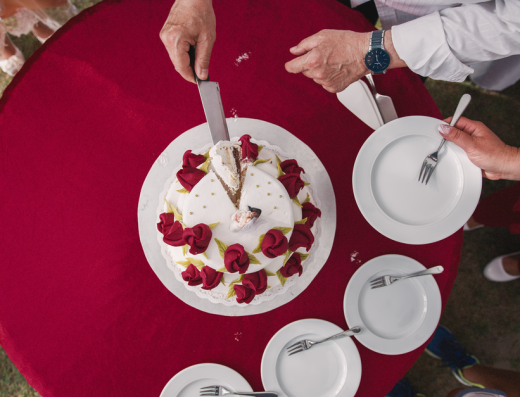 Imagen de referencia: torta de matrimonio para bodas